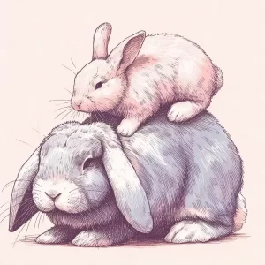 rabbit mounting