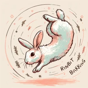 Bunny Rabbit Binky in Rabbit Body Language